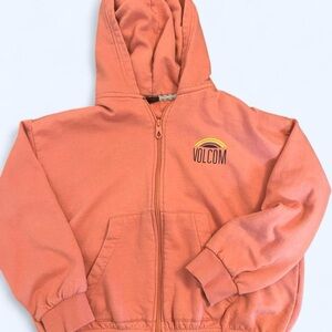 Volcom Coral Crop Hoodie Kids size 12 Large